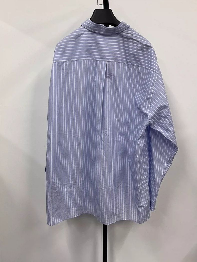 Dior Dior Striped Long Sleeve Button-Up Shirt- DMC Size US M / EU 48-50 / 2 - 2 Thumbnail