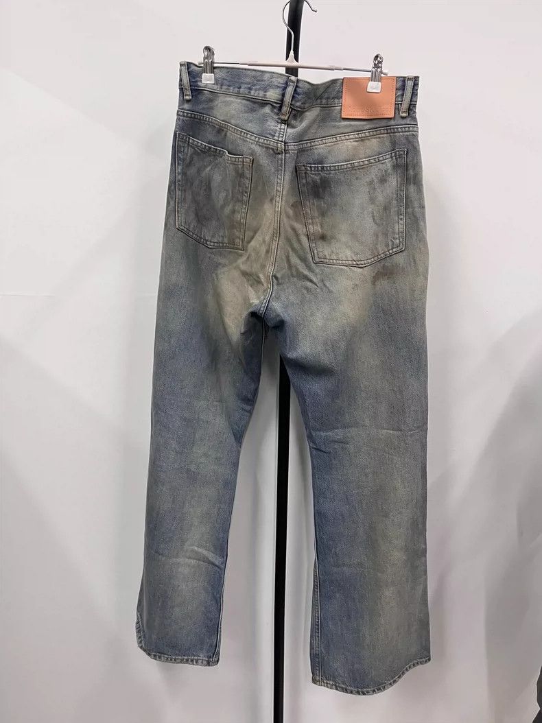 Acne Studios Acne Studios Wide-Leg Distressed Denim Pants- DMC Size US 33 - 2 Thumbnail