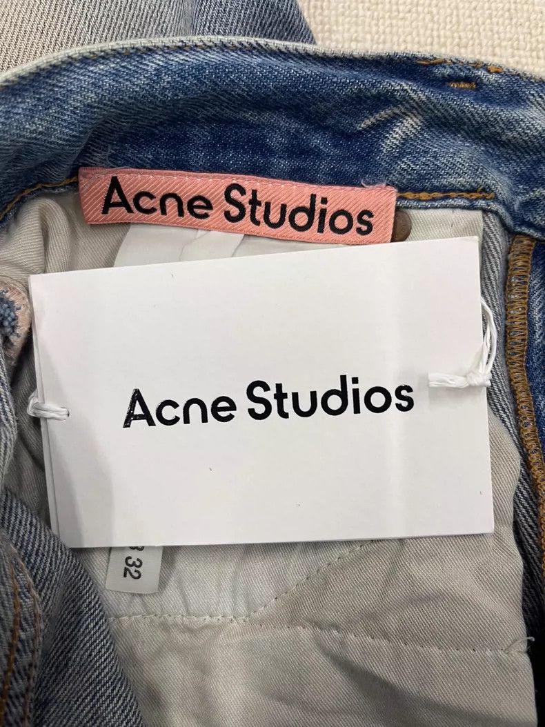 Acne Studios Acne Studios Wide-Leg Distressed Denim Pants- DMC Size US 33 - 4 Thumbnail