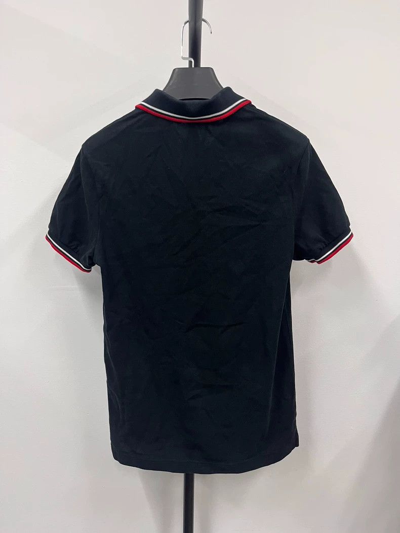 Prada PRADA Black Polo Shirt with Striped Collar- DMC Size US XS / EU 42 / 0 - 2 Thumbnail