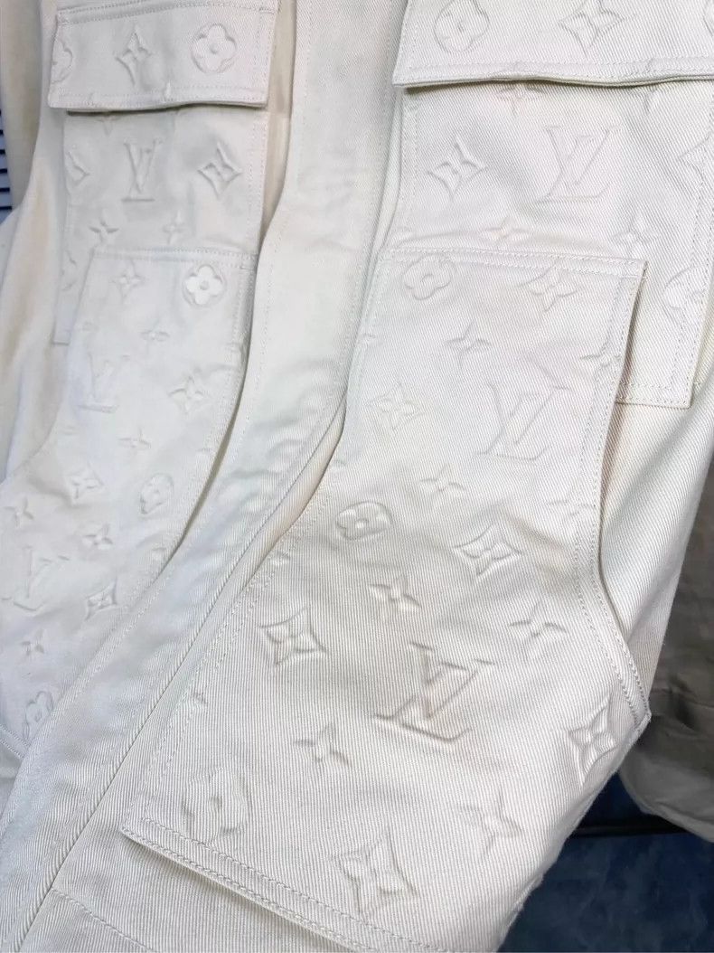 Louis Vuitton Louis Vuitton Zip Jacket with Removable Fur Collar- DMC Size US L / EU 52-54 / 3 - 4 Thumbnail