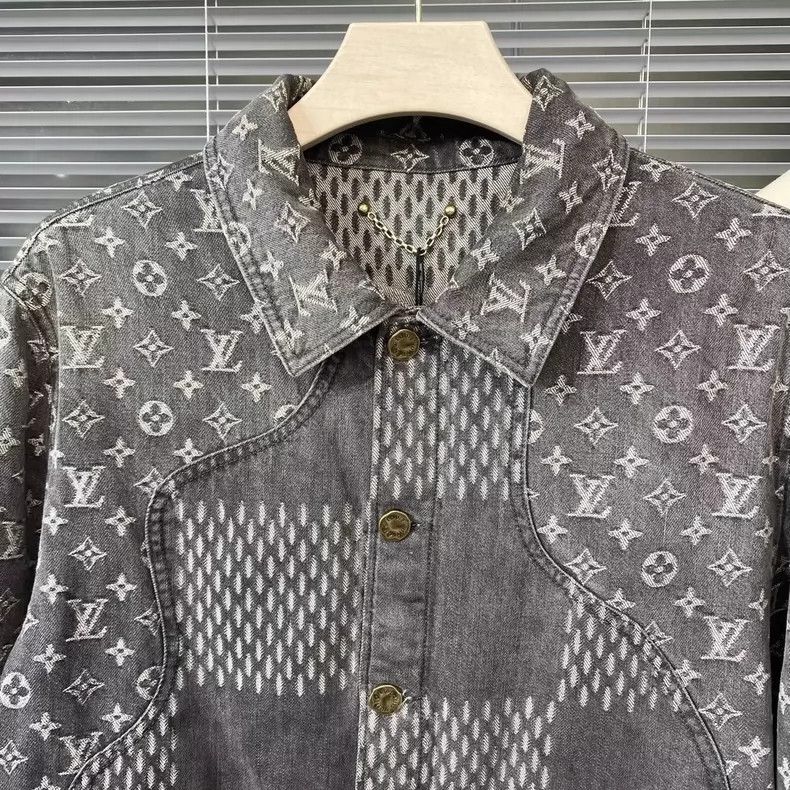 Louis Vuitton Louis Vuitton Nigo Collaboration Denim Jacket- DMC Size US L / EU 52-54 / 3 - 3 Thumbnail