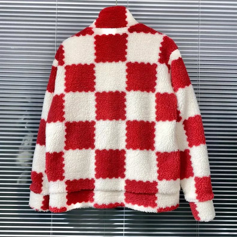 Louis Vuitton Louis Vuitton Nigo2 Checkered Fleece Jacket- DMC Size US M / EU 48-50 / 2 - 2 Thumbnail