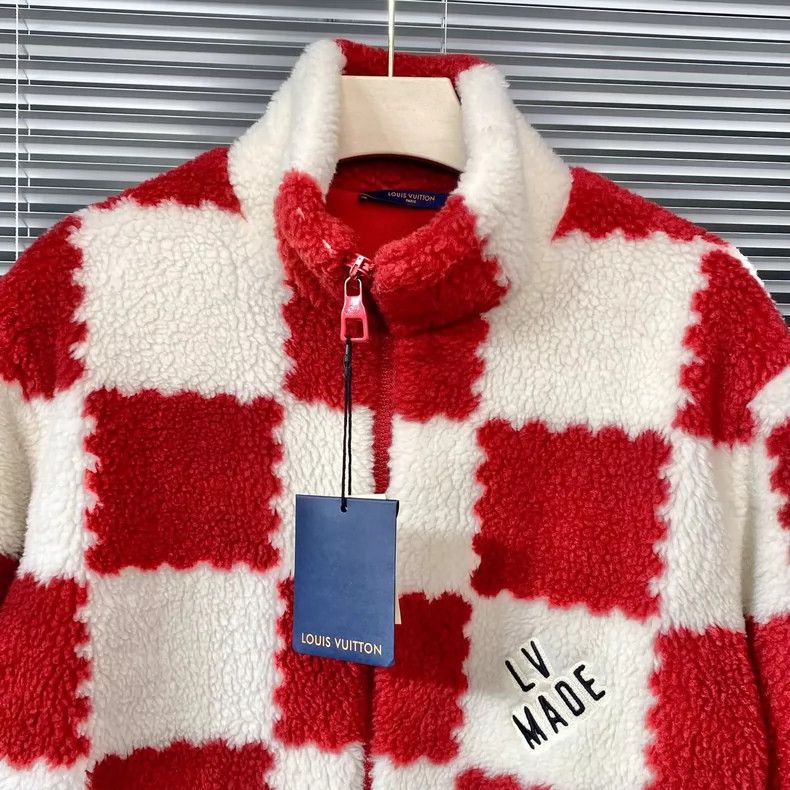 Louis Vuitton Louis Vuitton Nigo2 Checkered Fleece Jacket- DMC Size US M / EU 48-50 / 2 - 3 Thumbnail