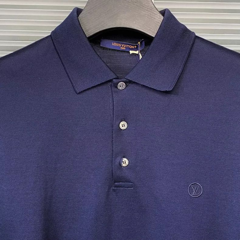 Louis Vuitton Louis Vuitton Short Sleeve Polo Shirt Deep Blue- DMC Size US L / EU 52-54 / 3 - 4 Thumbnail