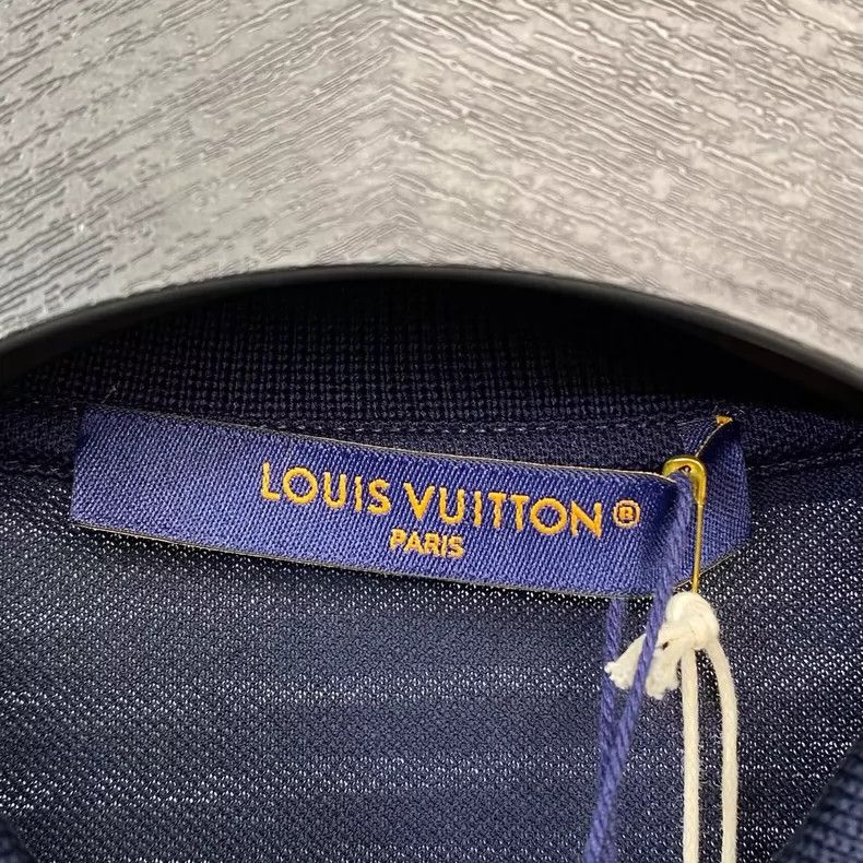 Louis Vuitton Louis Vuitton Short Sleeve Polo Shirt Deep Blue- DMC Size US L / EU 52-54 / 3 - 6 Thumbnail
