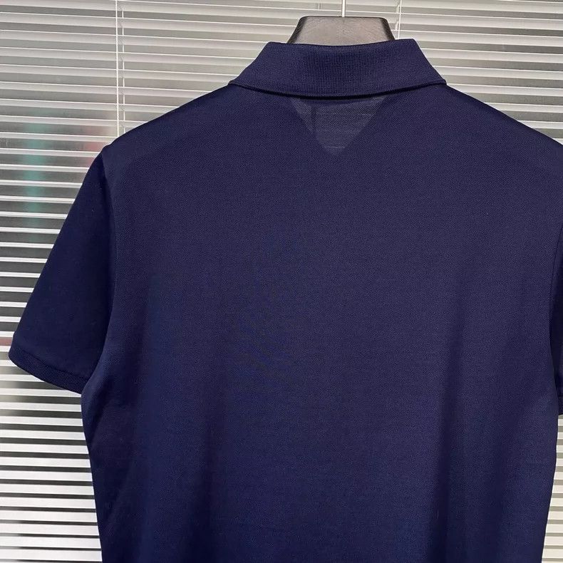 Louis Vuitton Louis Vuitton Short Sleeve Polo Shirt Deep Blue- DMC Size US L / EU 52-54 / 3 - 3 Thumbnail