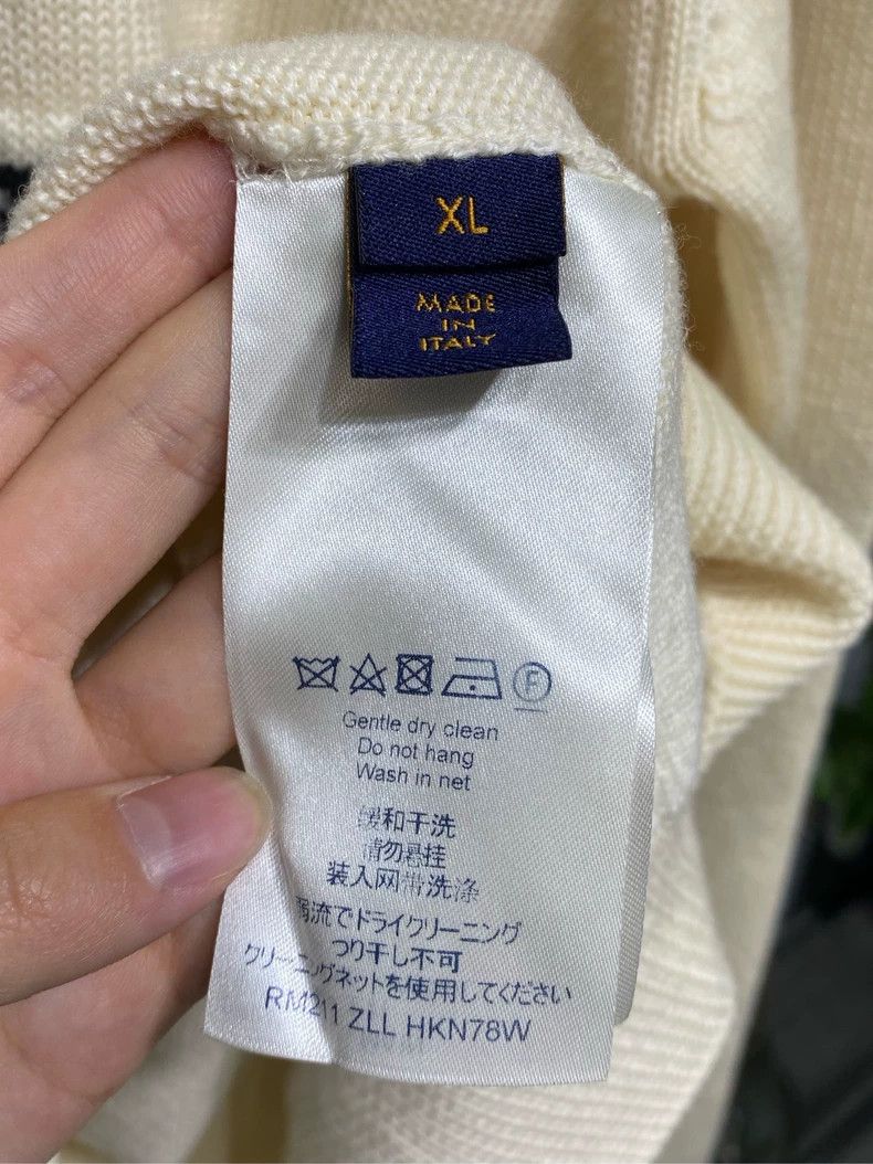 Louis Vuitton Louis Vuitton Wool Sweater with Clock Logo- DMC Size US XL / EU 56 / 4 - 6 Thumbnail