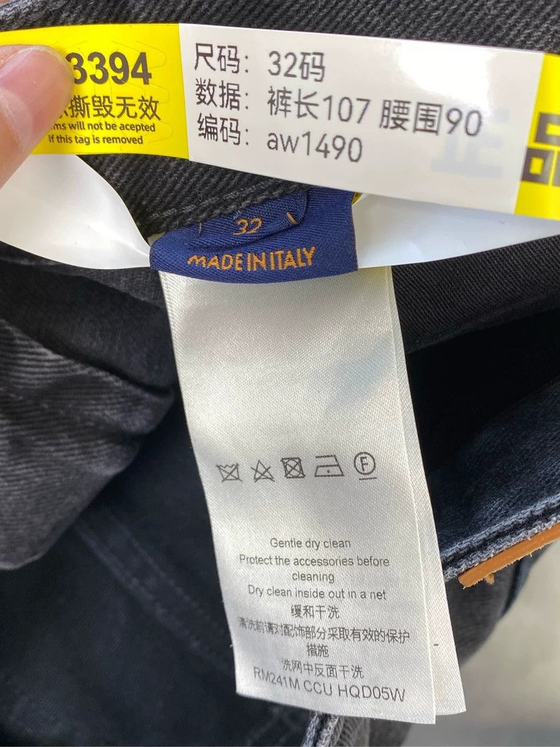 Louis Vuitton Louis Vuitton Vintage Denim Pants with Logo- DMC Size US 32 / EU 48 - 8 Thumbnail