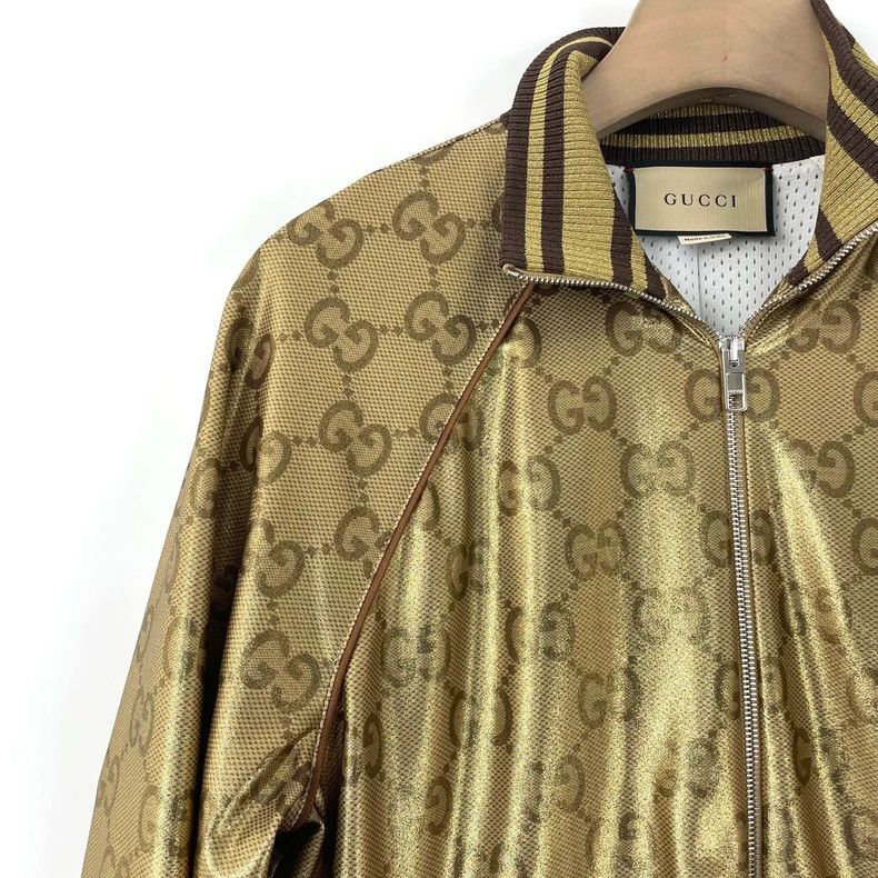 Gucci Gucci Gold Jacket with Double G Logo- DMC Size US S / EU 44-46 / 1 - 4 Thumbnail