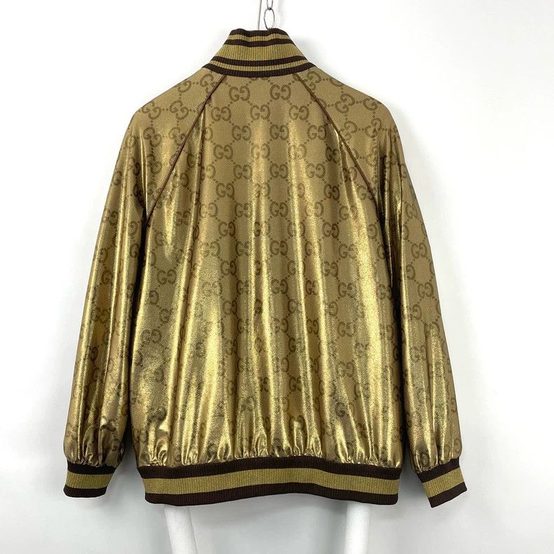Gucci Gucci Gold Jacket with Double G Logo- DMC Size US S / EU 44-46 / 1 - 2 Thumbnail