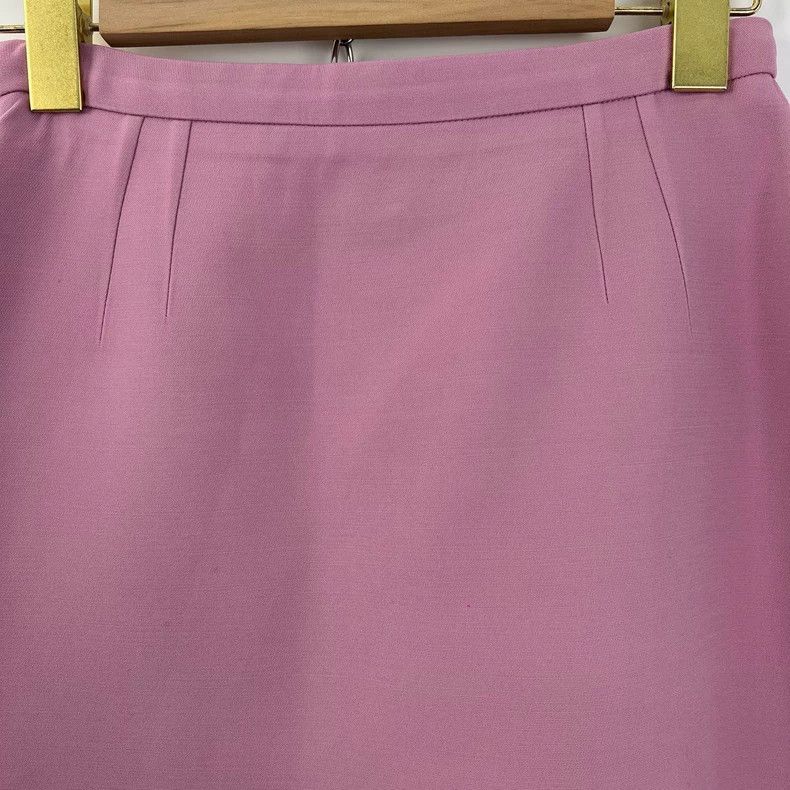 Gucci Gucci Pink Zipper Detail Skirt for Women- DMC Size US 36 / EU 52 - 6 Thumbnail