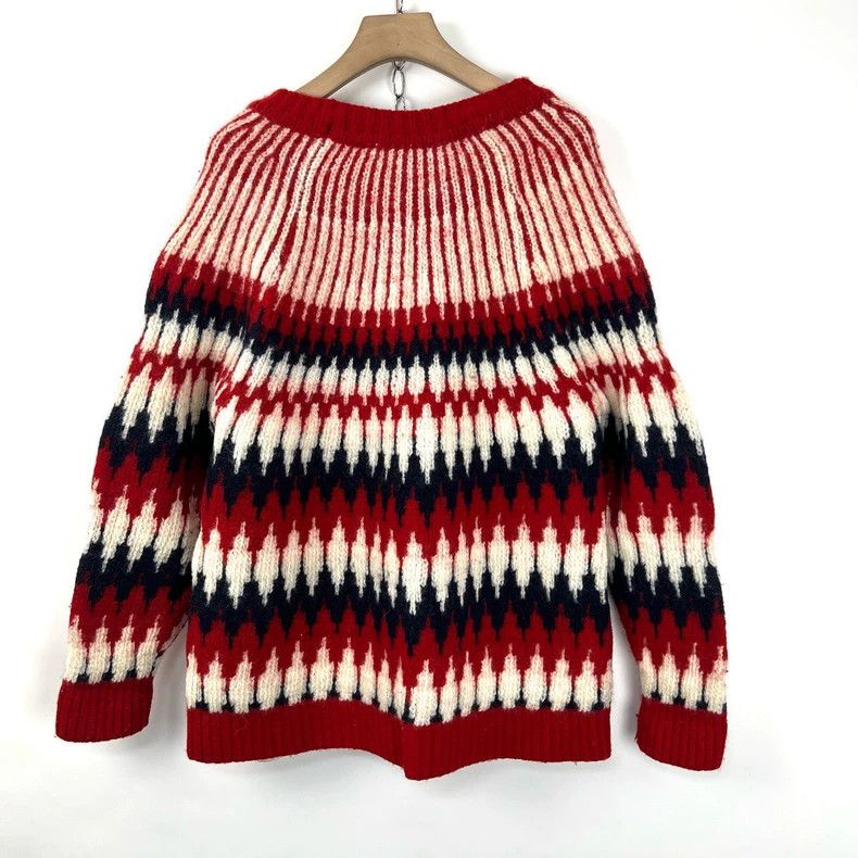 Gucci Gucci Patterned Cardigan Sweater in Red Color- DMC Size US L / EU 52-54 / 3 - 2 Thumbnail
