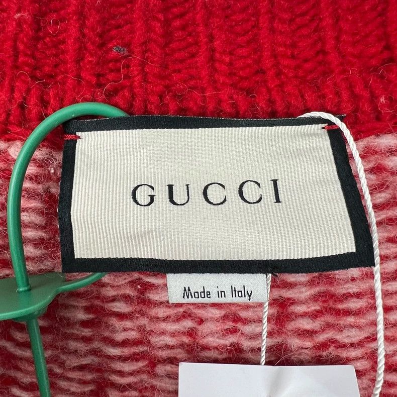 Gucci Gucci Patterned Cardigan Sweater in Red Color- DMC Size US L / EU 52-54 / 3 - 3 Thumbnail