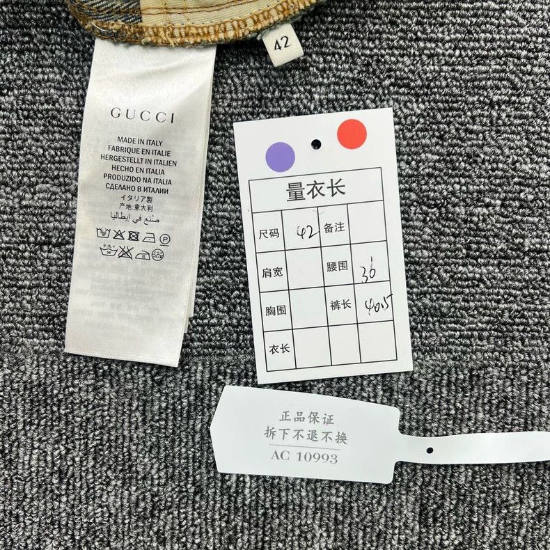Gucci Gucci Bee Embroidered Tie-Dye Skirt- DMC Size US 31 - 7 Thumbnail