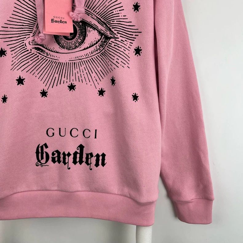 Gucci Gucci Pink Eyed Hoodie Limited Edition- DMC Size US XS / EU 42 / 0 - 6 Thumbnail