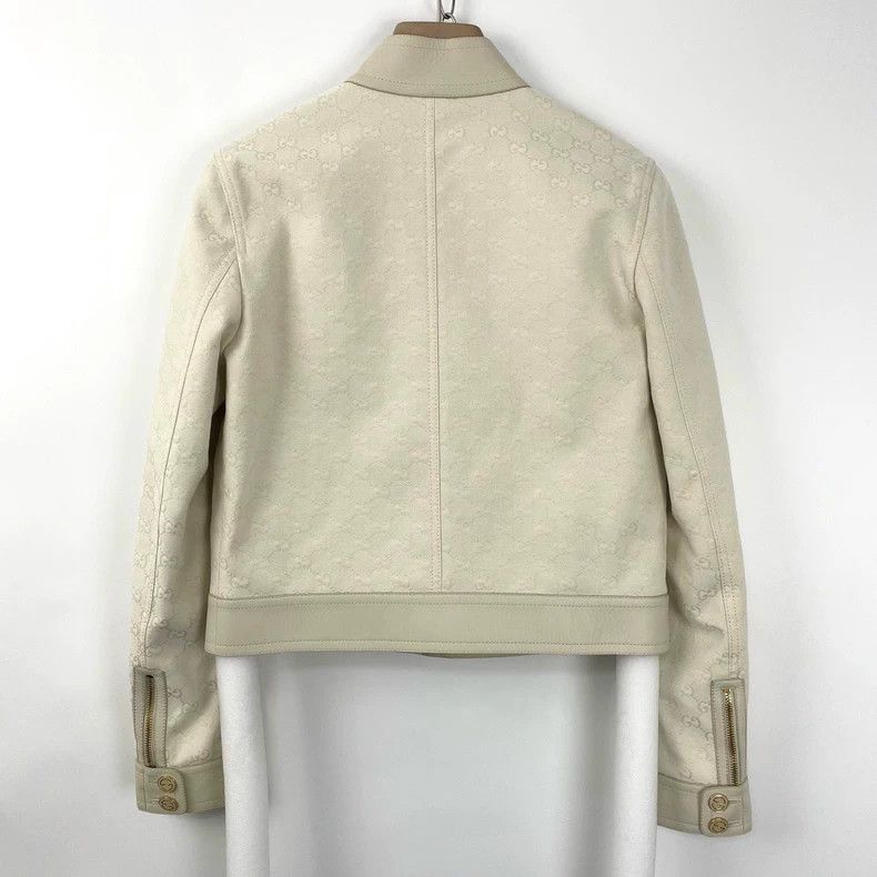 Gucci Short Jacket with Logos and Zippers- DMC