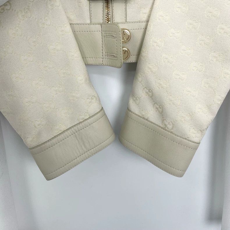Gucci Short Jacket with Logos and Zippers- DMC