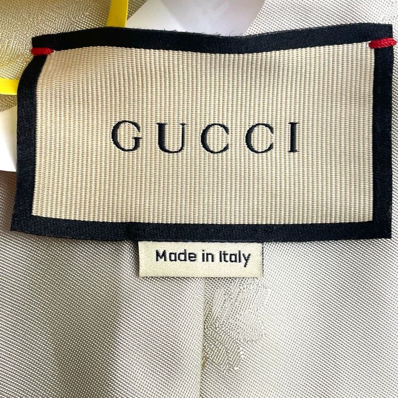 Gucci Short Jacket with Logos and Zippers- DMC