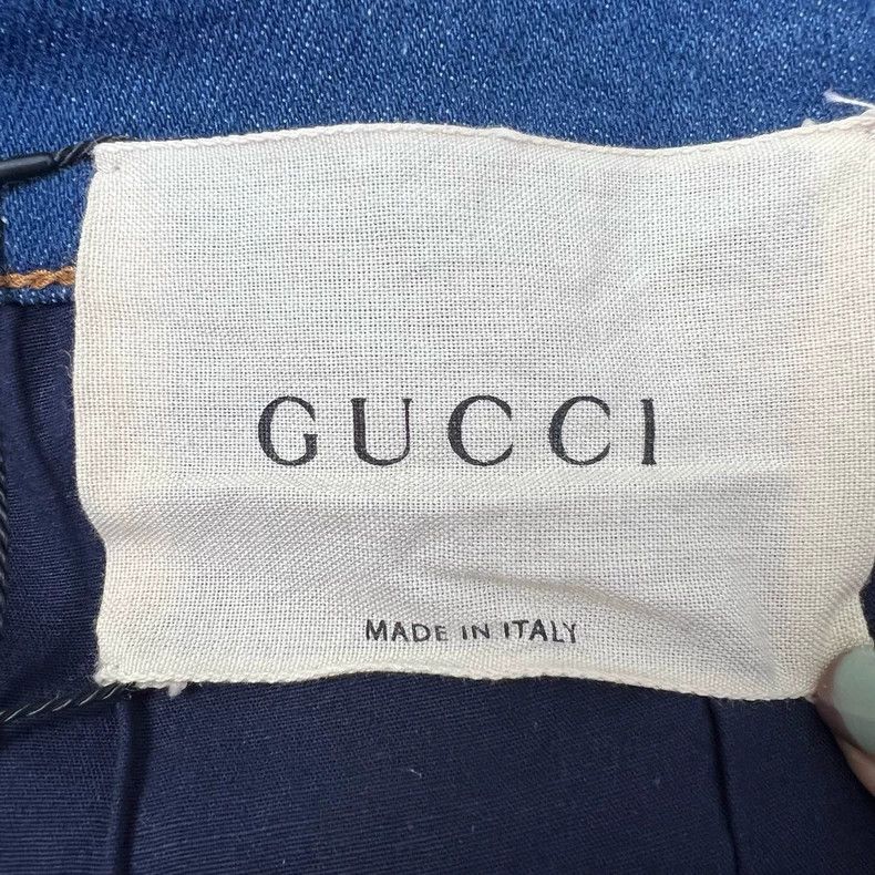 Gucci Gucci Floral Embroidery Denim Pants Size 26- DMC Size US 26 / EU 42 - 4 Thumbnail