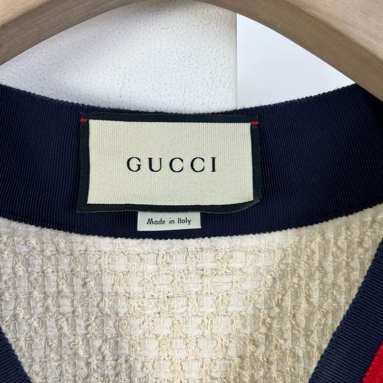 Gucci Gucci V-Neck Knit Dress with Pockets- DMC Size US 31 - 3 Thumbnail