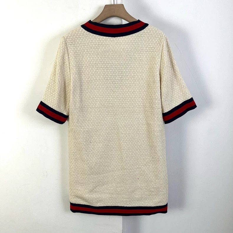 Gucci Gucci V-Neck Knit Dress with Pockets- DMC Size US 31 - 2 Thumbnail