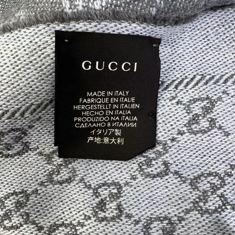 Gucci Gucci Double Face Wool Scarf 48x180- DMC Size ONE SIZE - 5 Thumbnail