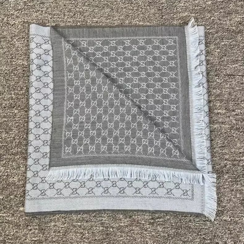 Gucci Gucci Double Face Wool Scarf 48x180- DMC Size ONE SIZE - 2 Thumbnail