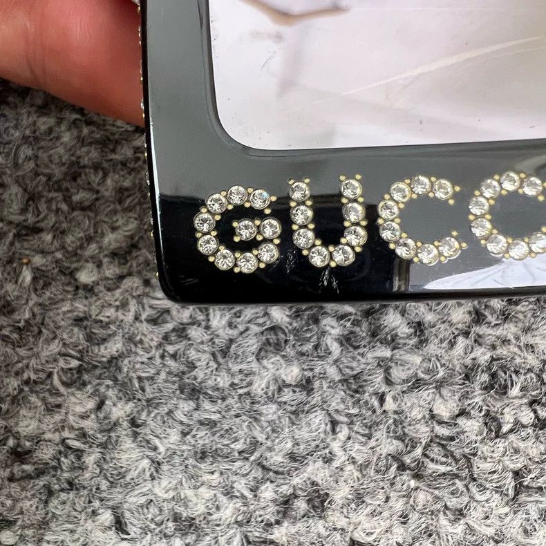 Gucci Gucci Rhinestone Logo Sunglasses- DMC Size ONE SIZE - 7 Thumbnail