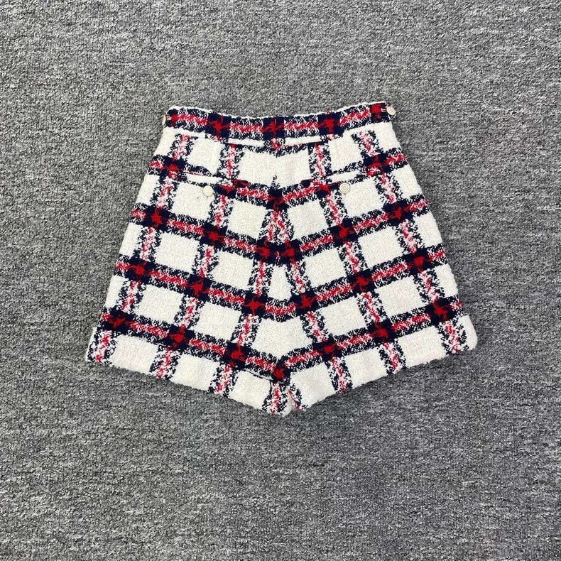 Gucci Gucci Red and White Checkered Shorts- DMC Size US 36 / EU 52 - 2 Thumbnail
