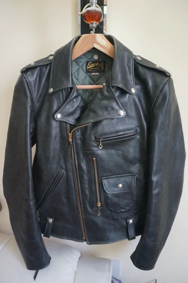 The Real McCoy's Buco J-24 Vintage Leather Jacket 2007- DMC Size US M / EU 48-50 / 2 - 8 Thumbnail