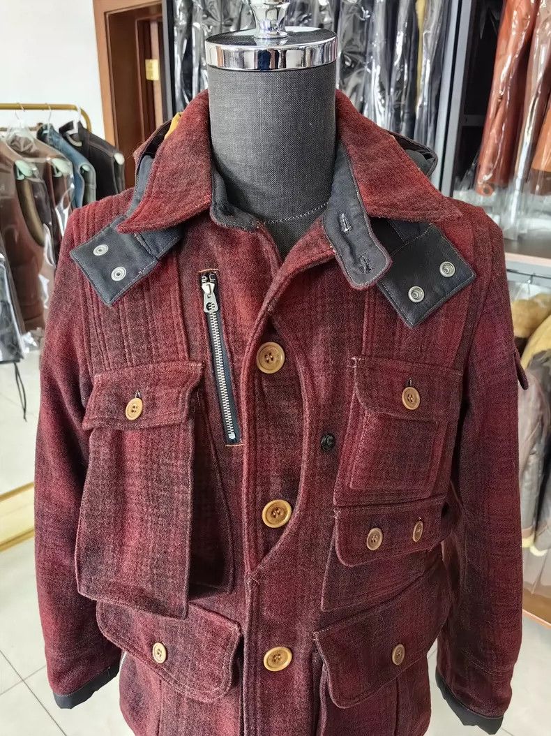 Freewheelers Classic Wool Blend Hunting Jacket Field Master- DMC Size US S / EU 44-46 / 1 - 6 Thumbnail