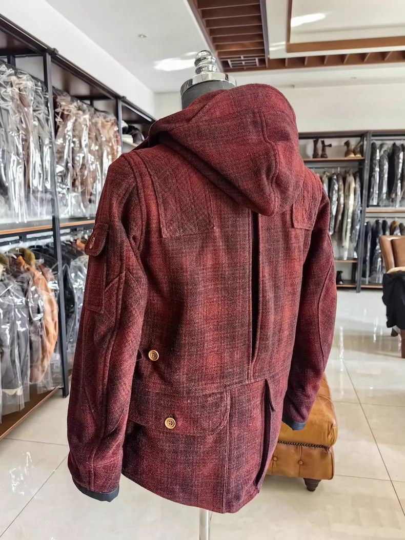 Freewheelers Classic Wool Blend Hunting Jacket Field Master- DMC Size US S / EU 44-46 / 1 - 5 Thumbnail
