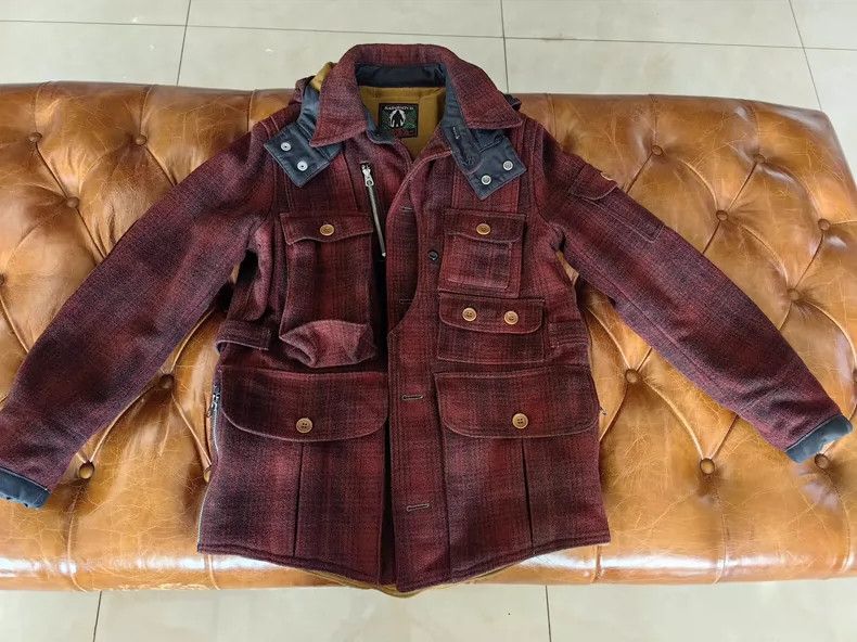 Freewheelers Classic Wool Blend Hunting Jacket Field Master- DMC Size US S / EU 44-46 / 1 - 8 Thumbnail