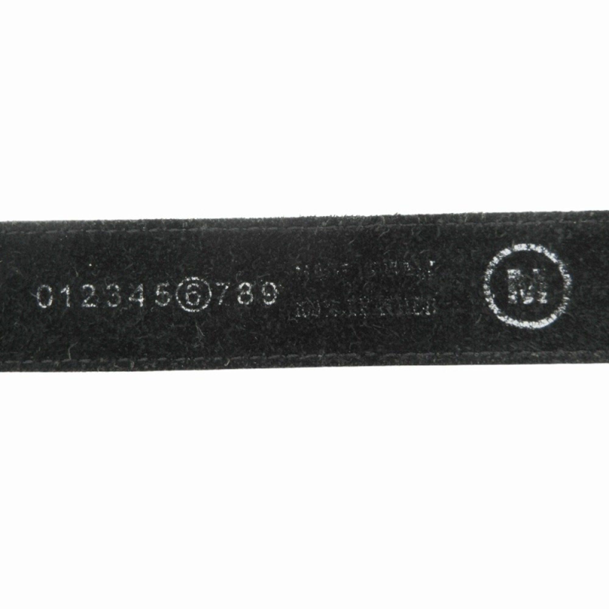 Maison Margiela Maison Margiela MM6 Patent Leather Ring Belt Accessory Narrow M Black Men's Women's Size ONE SIZE - 5 Thumbnail