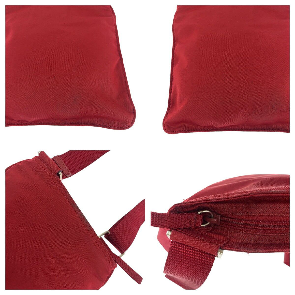 Prada Prada Prada Tessuto Triangle Logo Plate Nylon Shoulder Bag Others Crossbody Bag B7372 Size ONE SIZE - 6 Thumbnail