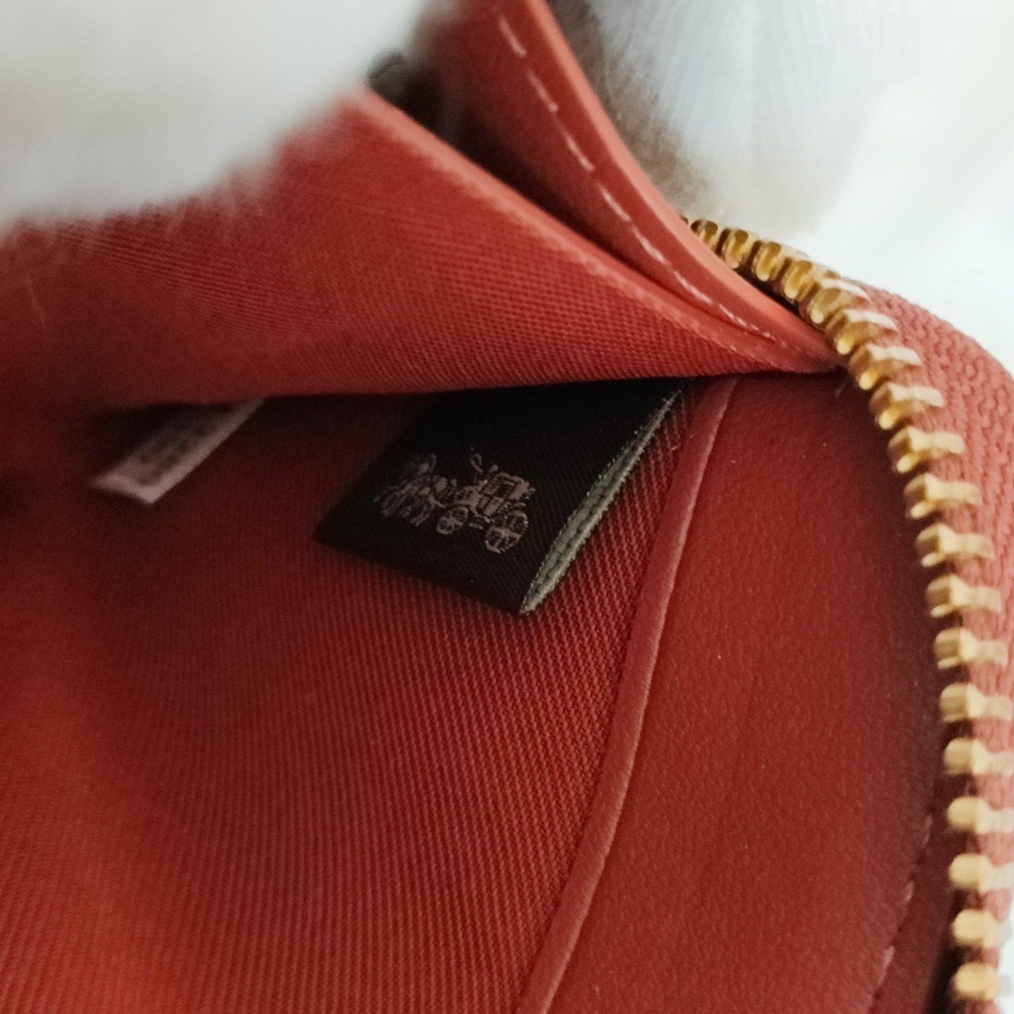 Coach COACH Accordion Zip Wallet Color Block Signature Canvas Long CC490 Brown Women's Size ONE SIZE - 9 Thumbnail