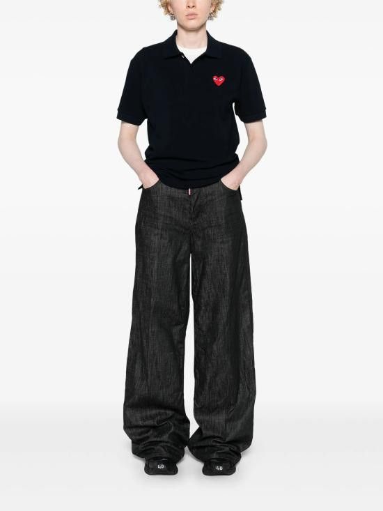 Comme des Garcons COMME DES GARCONS Women Polo Shirts AX T006 051 Black Size L / US 10 / IT 46 - 2 Thumbnail