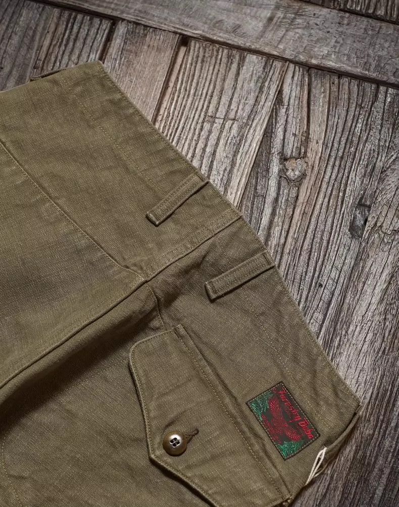 Freewheelers FREEWHEELERS BEAR TOOTH TROUSERS 13oz Canvas- DMC Size US 32 / EU 48 - 4 Thumbnail