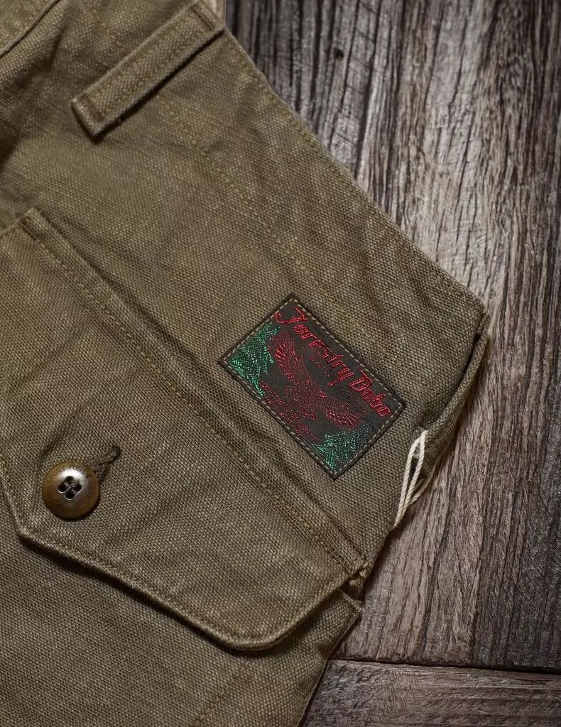 Freewheelers FREEWHEELERS BEAR TOOTH TROUSERS 13oz Canvas- DMC Size US 32 / EU 48 - 5 Thumbnail