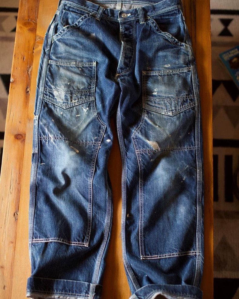 Freewheelers FREEWHEELERS Derrickman Work Pants for Men- DMC Size US 30 / EU 46 - 2 Thumbnail