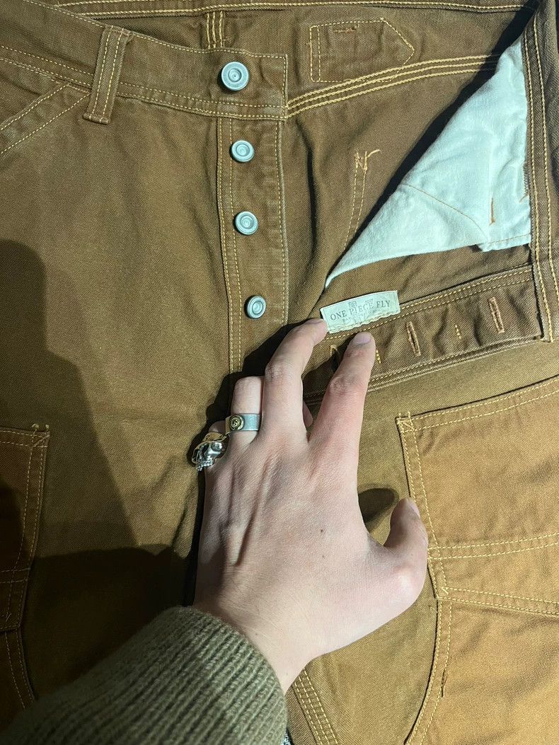 Freewheelers Freewheelers Brown Color Block Overalls Size 30- DMC Size US 30 / EU 46 - 5 Thumbnail