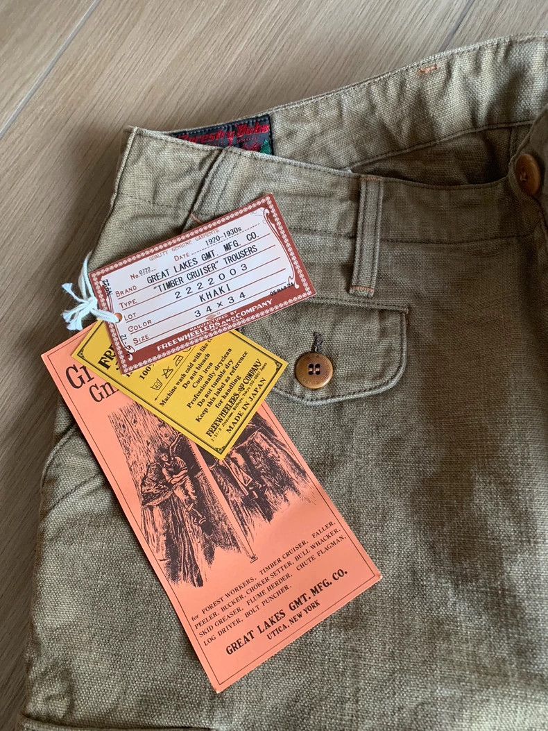 Freewheelers FREEWHEELERS TIMBER CRUISER Cargo Pants 34-34- DMC Size US 34 / EU 50 - 6 Thumbnail