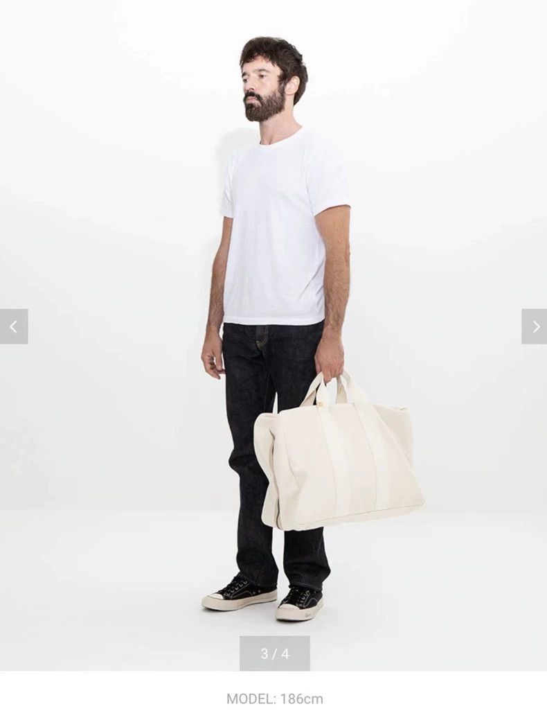 Visvim Visvim Plura Excursion Bag in Ivory Color- DMC Size ONE SIZE - 3 Thumbnail