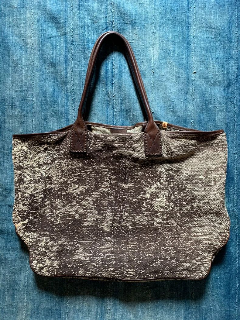 Visvim Visvim Charcoal Tote Bag with Unique Weave- DMC Size ONE SIZE - 2 Thumbnail