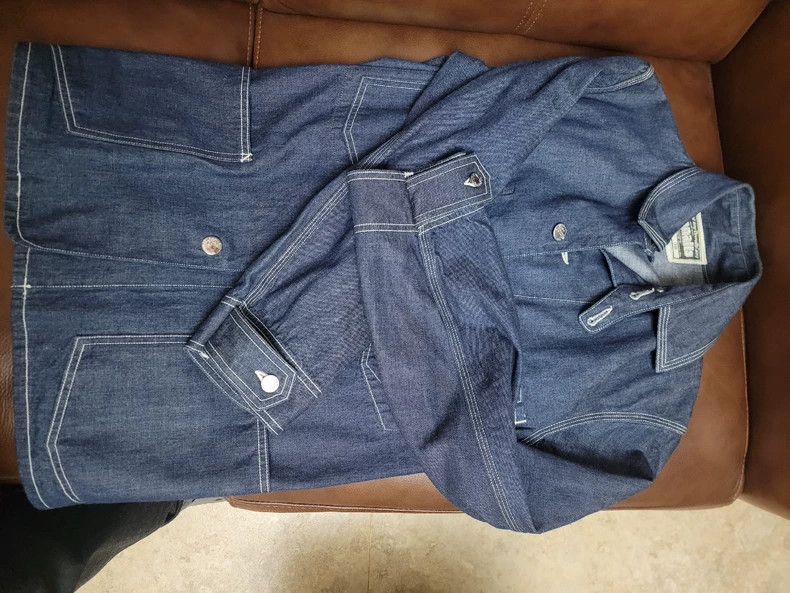 Freewheelers FREEWHEELERS Lot100 Steel Work Jacket- DMC Size US M / EU 48-50 / 2 - 2 Thumbnail