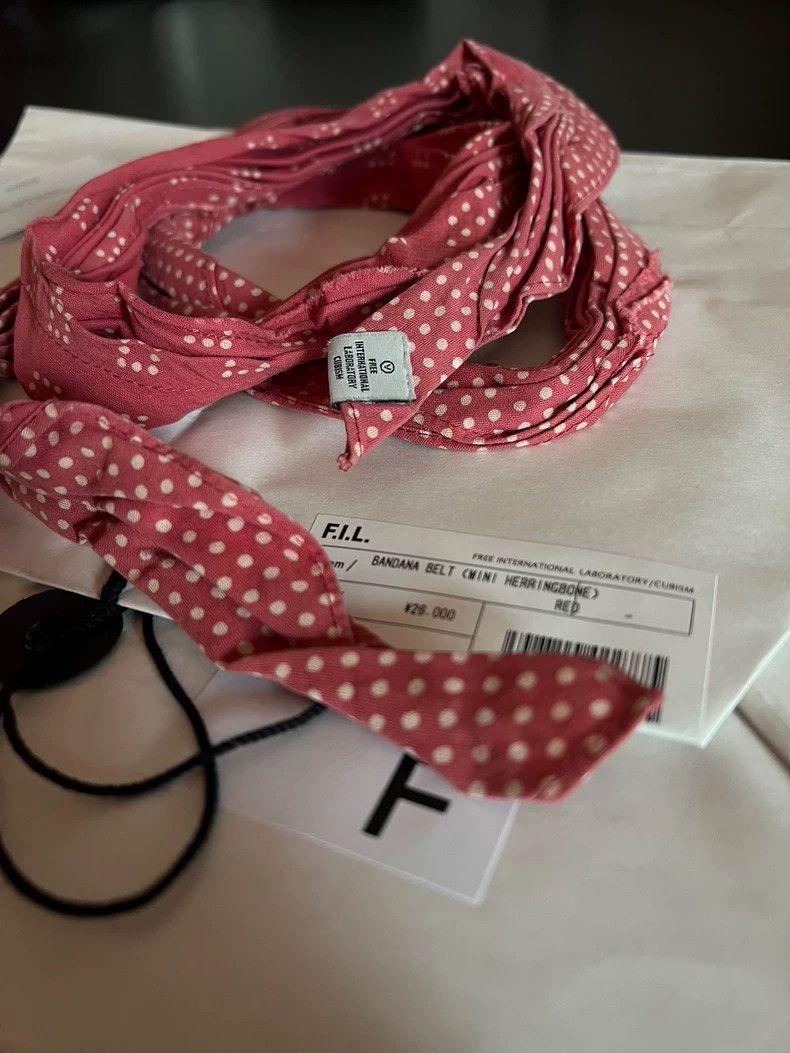 Visvim VISVIM Bandana Mini Herringbone Belt- DMC Size ONE SIZE - 2 Thumbnail
