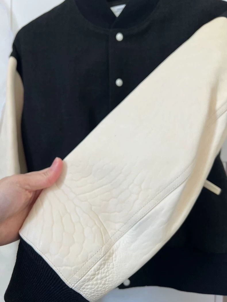 Visvim Visvim Varsity Jacket with Wool and Leather Sleeves- DMC Size US S / EU 44-46 / 1 - 3 Thumbnail