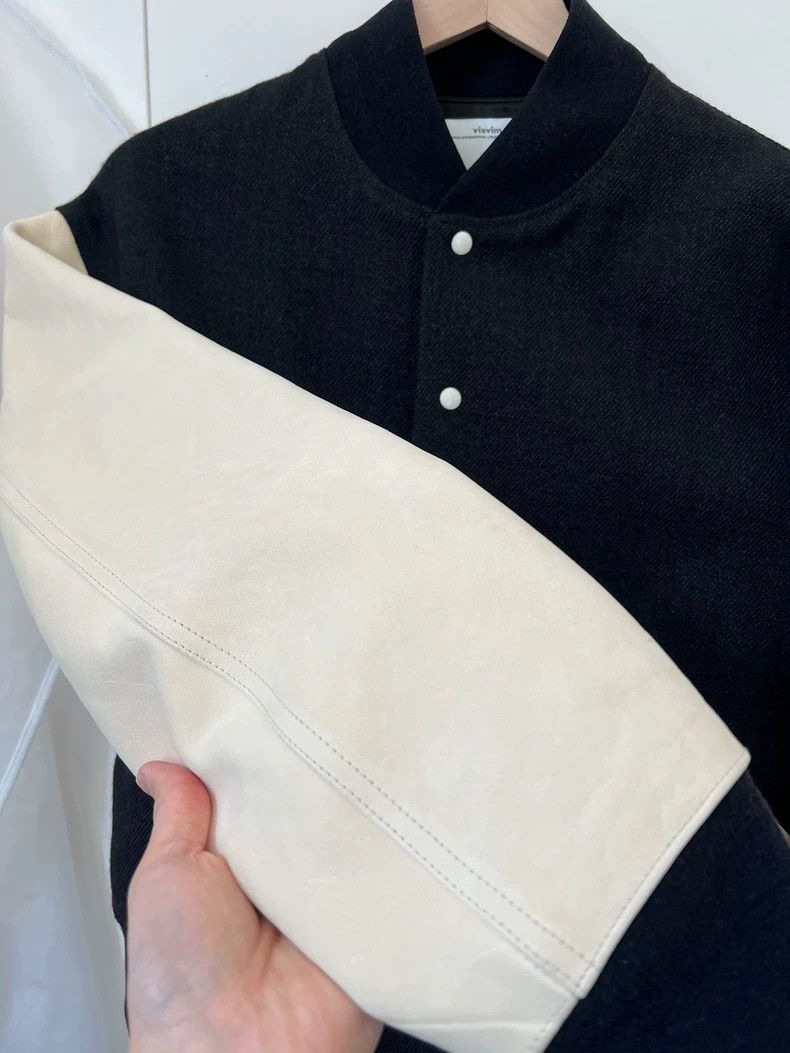 Visvim Visvim Varsity Jacket with Wool and Leather Sleeves- DMC Size US S / EU 44-46 / 1 - 2 Thumbnail