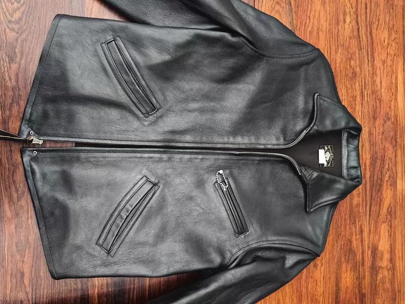 Freewheelers Freewheelers 1930s Skull Boots Leather Jacket- DMC Size US M / EU 48-50 / 2 - 8 Thumbnail